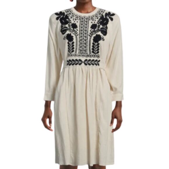 Perfect ANTIK BATIK Paris Midi Dress, Sz 40/M - Picture 3 of 6